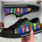 Женские кроссовки ELVISWORDS Pride ЛГБТ, женские кроссовки, красочная Женская удобная обувь в низком стиле для девушек