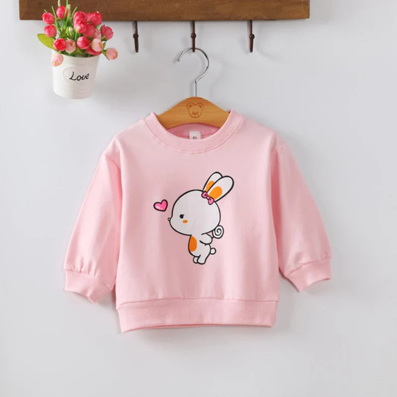 DIIMUU-sudaderas con capucha para ni&ntilde;os y ni&ntilde;as, su&eacute;ter de algod&oacute;n con dibujos de conejos, ropa para primavera y oto&ntilde;o, 1, 2, 3, 4T-4