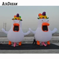 china factory sale high quality inflatable chicken turkey hen outdoor decorative cartoon balloon for advertising