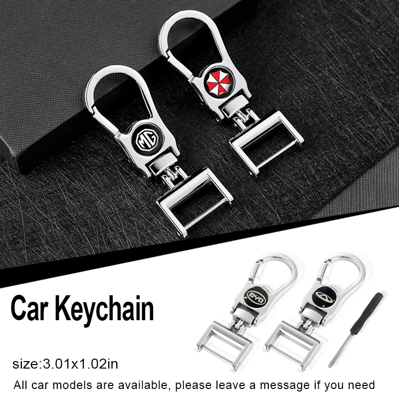 

Car Keychain Key Chain Keyrings For Toyota Corolla Camry SUV Yaris Rav4 Veranda Highlander Mirai Avensis Auris C-HR EV 86 Prius