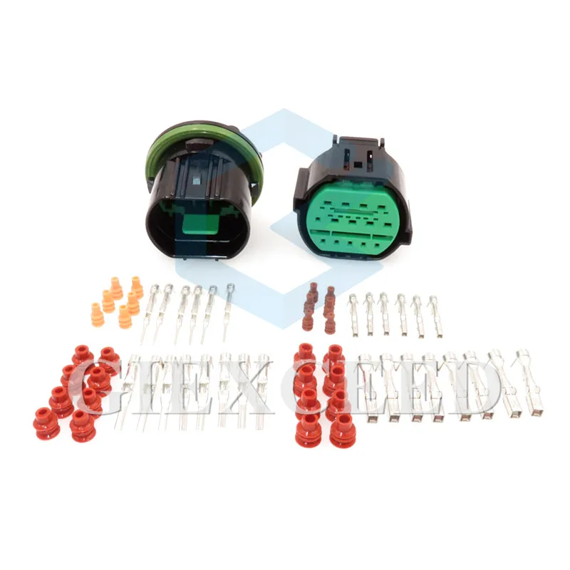 

14 Pin GL301-14021 GL291-14021 Auto Headlight Plug Waterproof Electrial Socket Car Lamp Light Connector For KIA K2 K3 K5