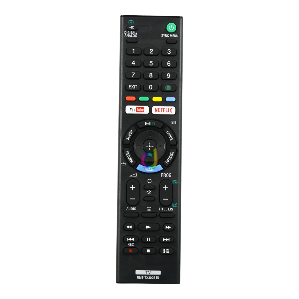 rmt tx300e remote control suitable for sony tv lcd tv led smart controller with youtube netflix button rmt tx300p rmf tx100 free global shipping
