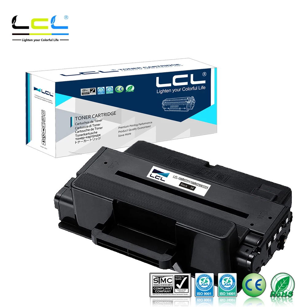 LCL 106R02311 106R02309 5000 страниц 3315 3325 (1 упаковка черный) лазерный тонер картридж для