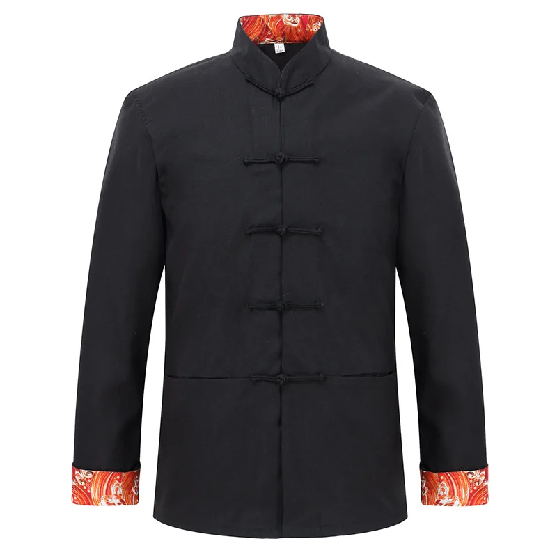 Китайская традиционная хлопчатобумажная рубашка Тан Яркие топы Taichi Kungfu размеры