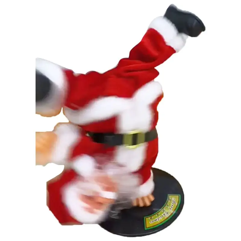 Рождественские украшения уличные танцы Санта Клаус электрические музыкальные