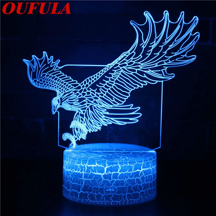 

Ночные светодиодные лампы, новинка, 3D лампа, милая игрушка, подарок, 7 цветов, абстрактная графика художника, мультяшная атмосфера, лампа для ...