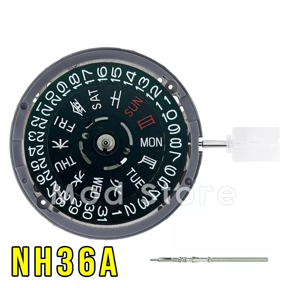 Новинка NH36/NH36A Kanji черная модная корона на колесах даты 3 8/корона день