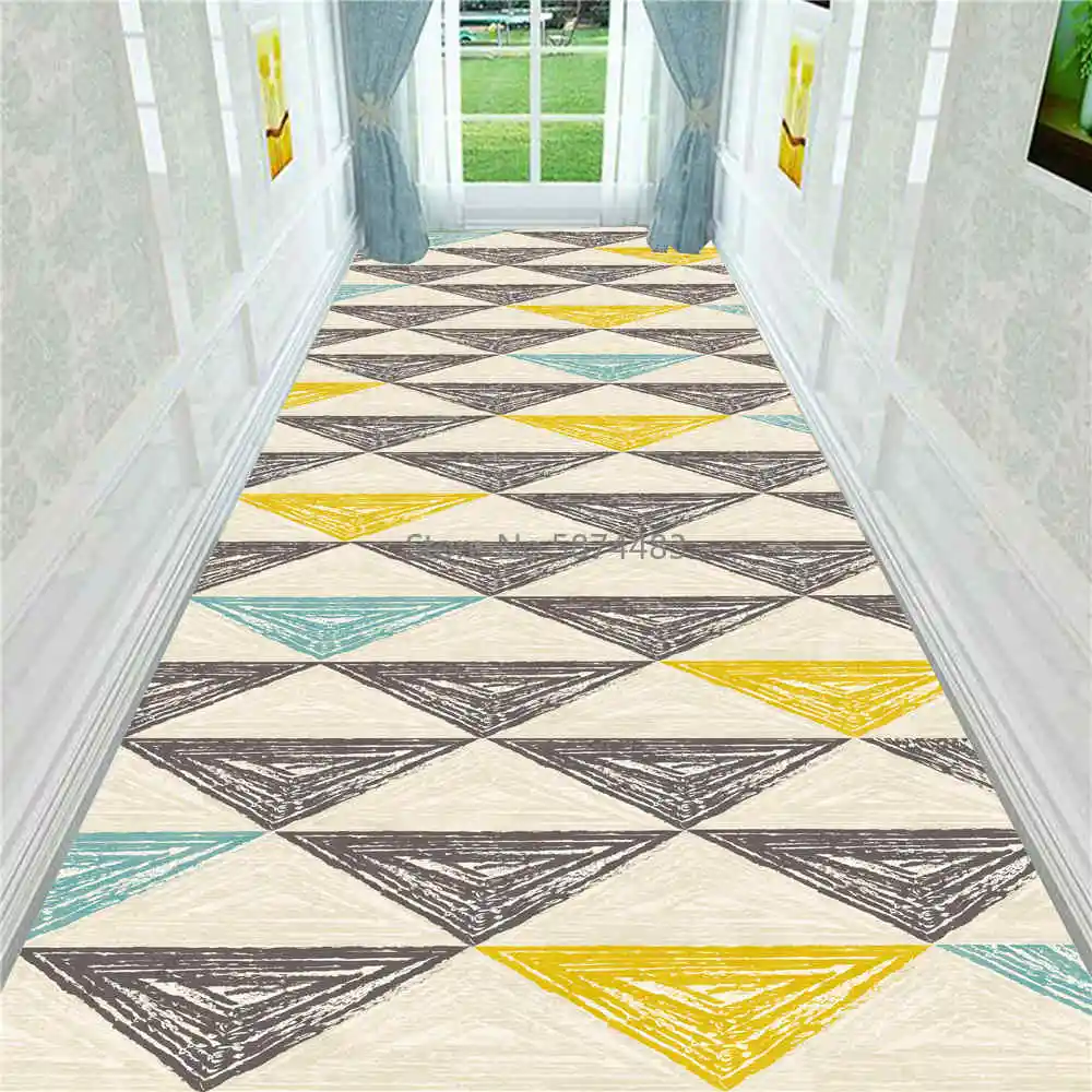 Ковер в простом стиле для коридора домашний декор Придверный коврик входа