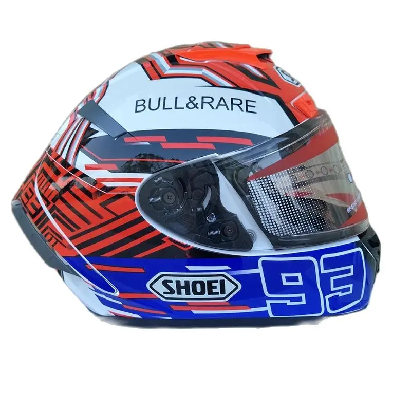 Мотоциклетные шлемы на все лицо с одним козырьком винтажные для мотокросса езды