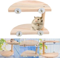 hamster wooden perch animal natural wood stand squirrel dwarf wooden platform bird cage accessories guinea gerbil mouse lovebird