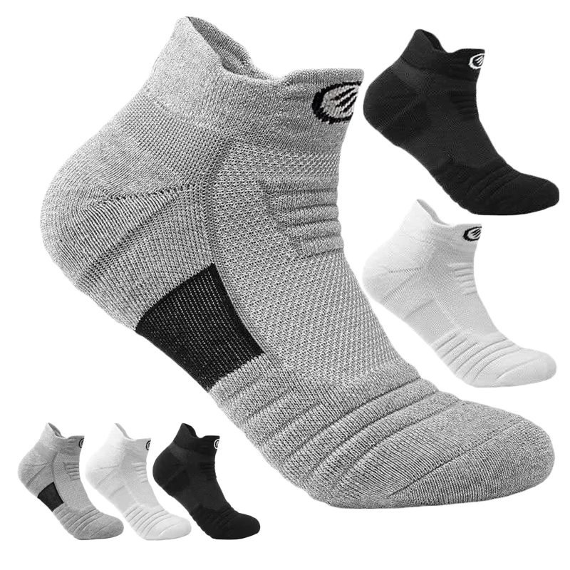 

Высококачественные бриллиантовые короткие мужские носки, толстые впитывающие пот носки для прогулок и занятий спортом на открытом воздухе...