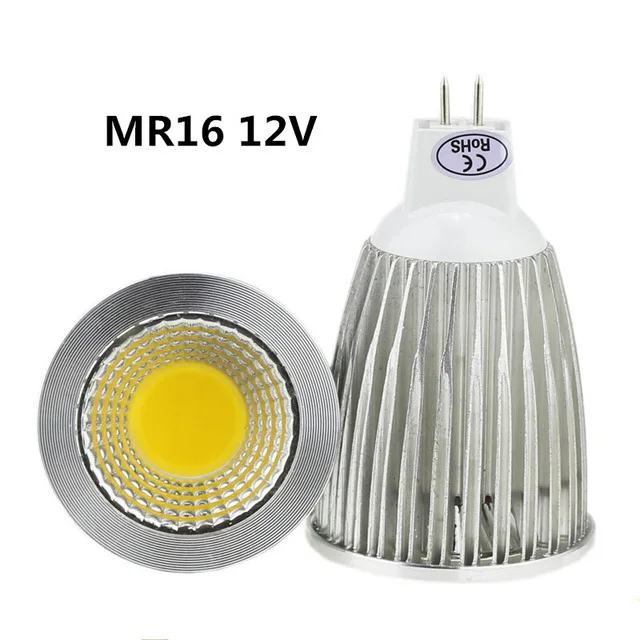 10X Супер яркий светодиодный прожектор COB с регулируемой яркостью GU5.3 GU10 MR16 12 В/110/220