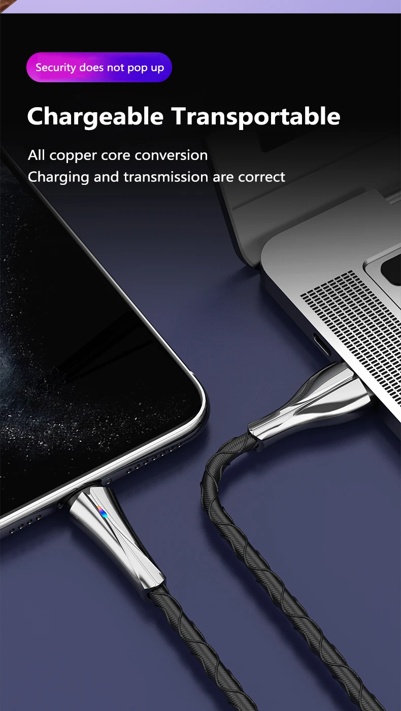 Кабель USB Type C для быстрой зарядки 5 А 1 м |