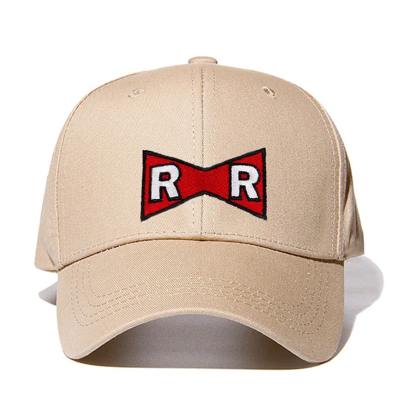 Baseball Cap Ball Dr.Gero Dad Hat 100% Cotton Red Ribbon Army Delicate Embroidery Snapback Caps No structure | Аксессуары для