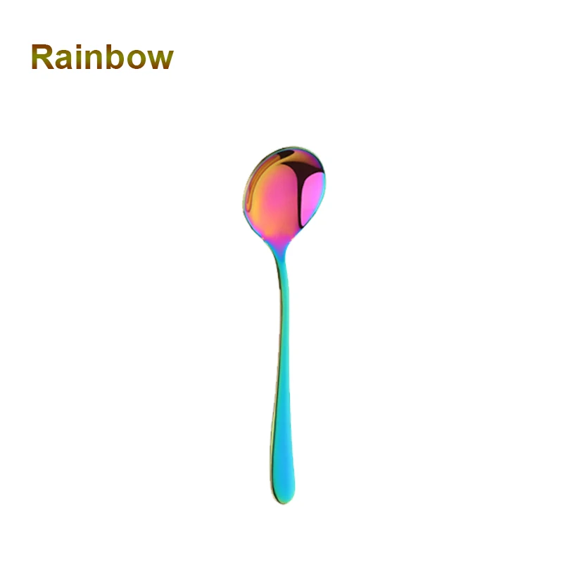 

Золотые чайные ложки из нержавеющей стали