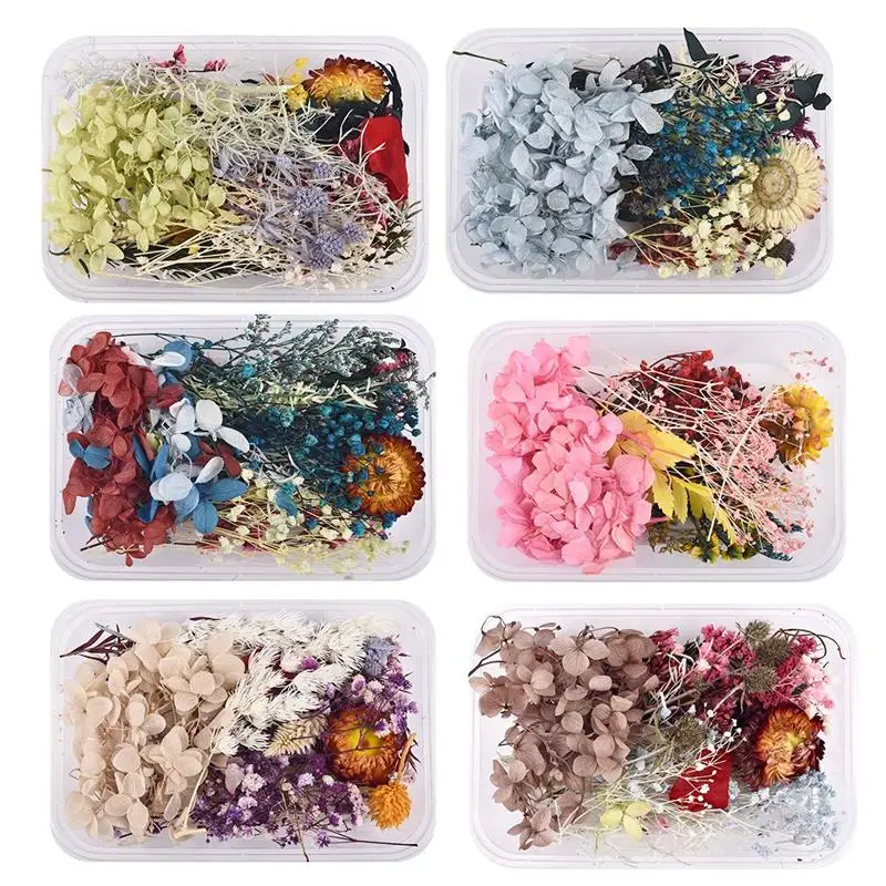 

Random Dried Flower Resin Mold Filling DIY Fake Flower for Nail Art Home Decor UV Epoxy Fills Jewelry Making Crafts