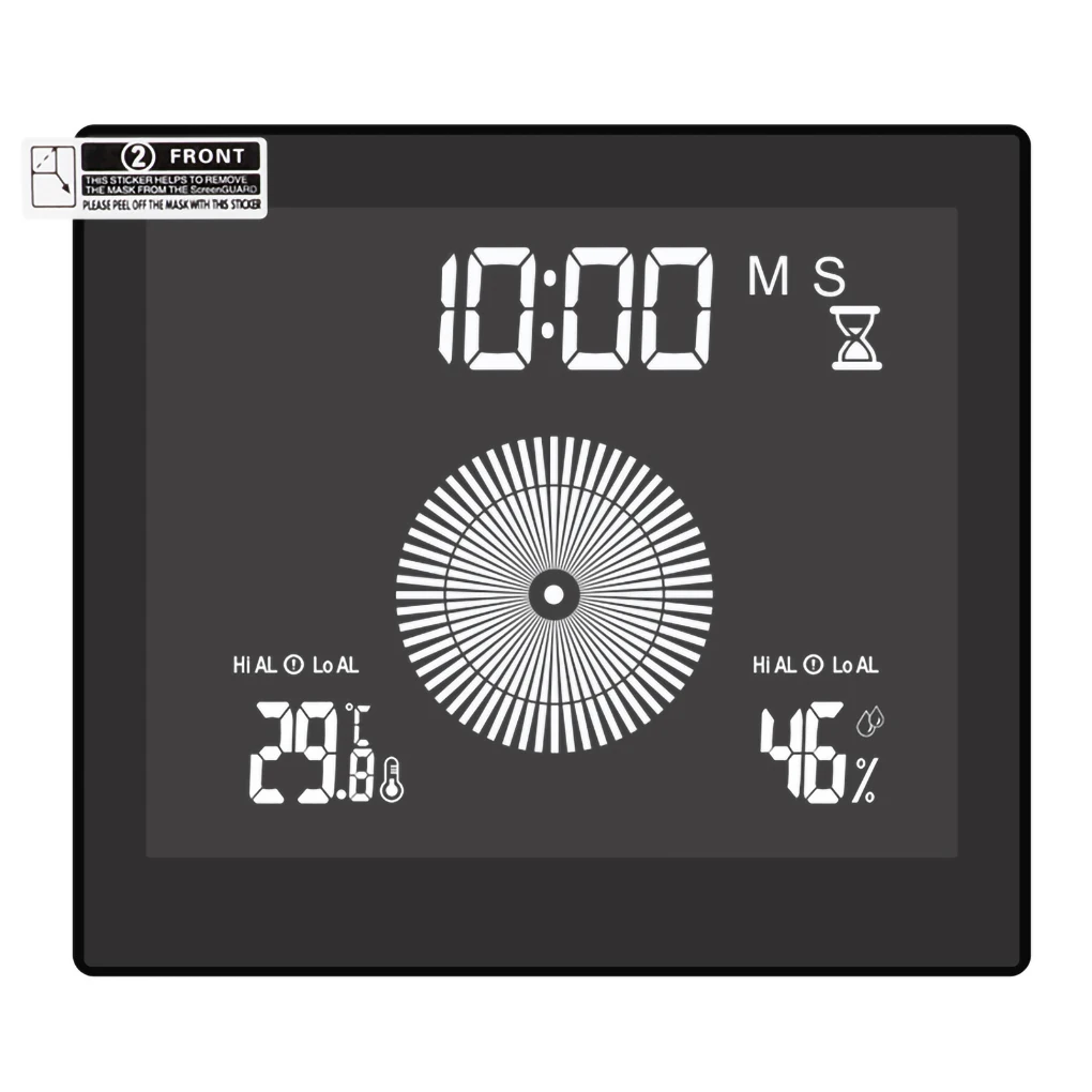 

Timer Creative Fashion Bathroom Kitchen Living Room Indoor Thermometer Hygrometer Electronic Alarm Clock Wall-mounted Clock