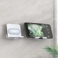 Suction Cup Phone Holder Stick Shower Bathroom Kitchen Mirror Wall Universal Cell Phone Stand for Desk Wall Mount