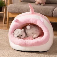 soft pet cat dog nest bed warm comfortable winter kennel sofa puppy cushion puppy cat sleeping basket travel products supplies