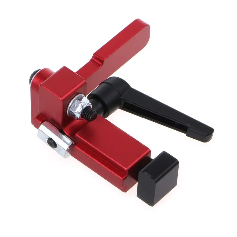 

L9BE Aluminum Alloy Miter Track Stop Gauge Table Saw Suitable For 75mm Height T-track Stopper Woodworking Hand Tool