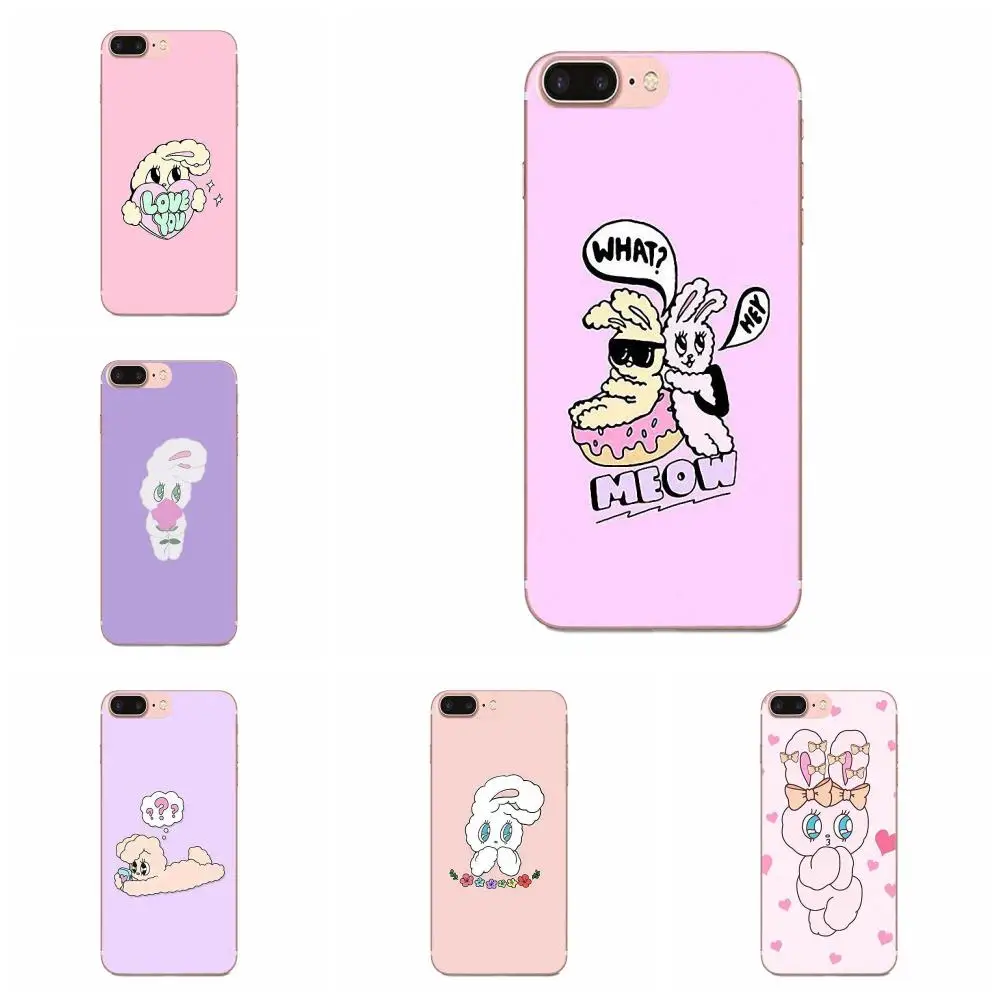 Розовый корейский Chuu Esther Kim Rabbit для Xiaomi Redmi Mi 4 7A 9T K20 CC9 CC9e Note 7 9 Y3 SE Pro Prime Go Play TPU