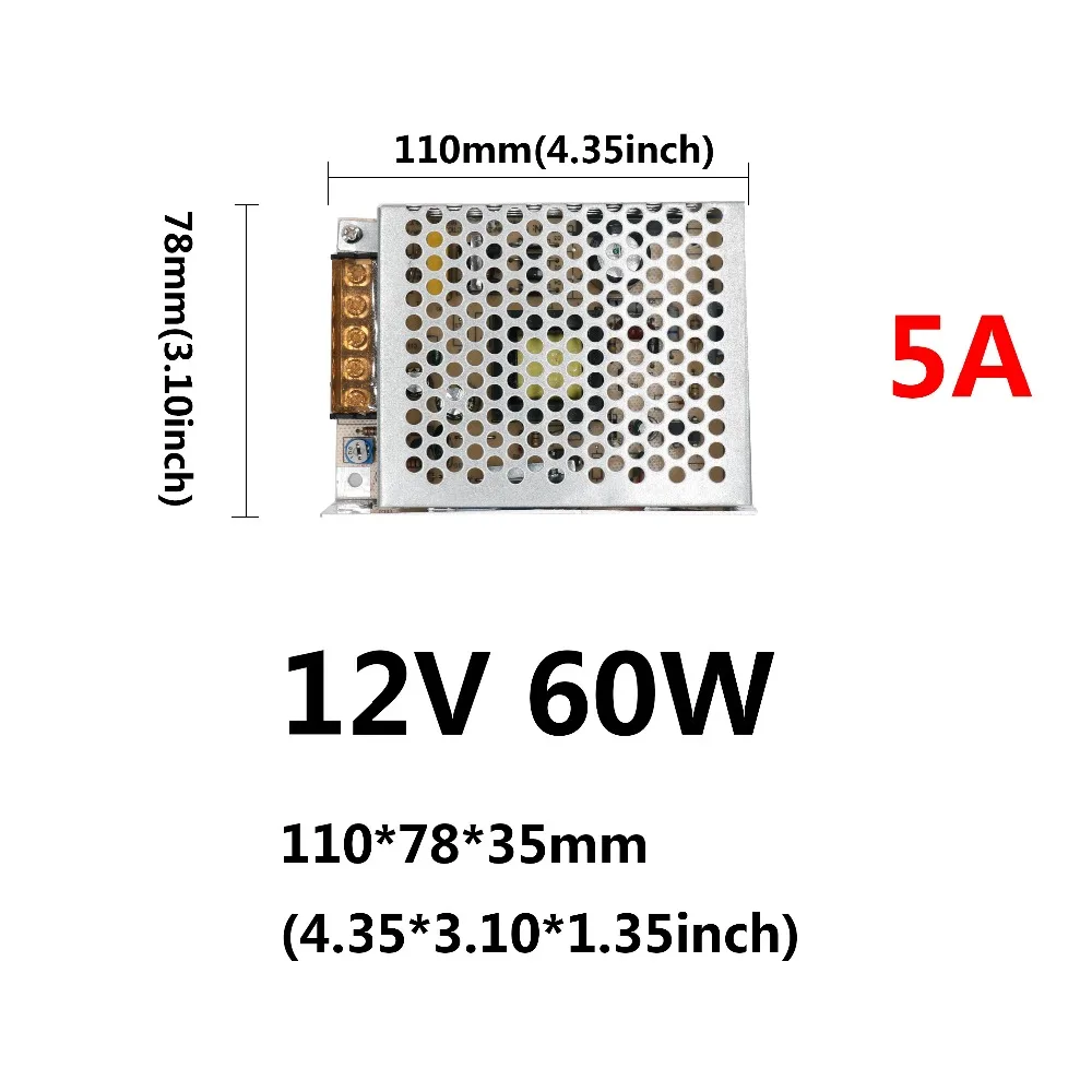 

LED Driver 220V to 12V 12W/15W/24W/25W/36W/60W/80W/100W/120W For LED Power Supply Voltage Control Light Transformers