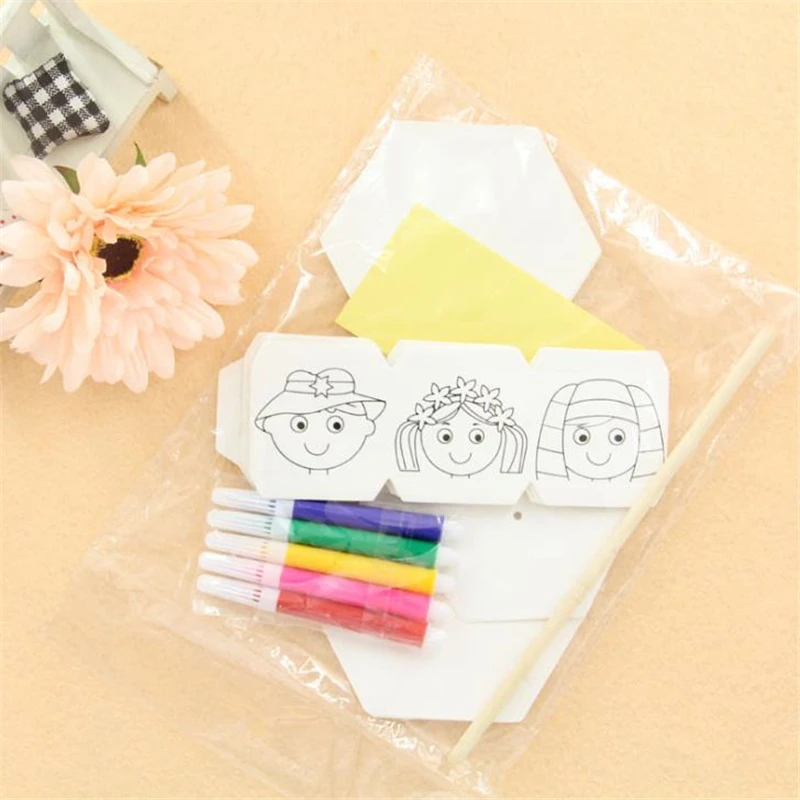 Детские вращающиеся DIY игрушки бумага цветная Одинаковая одежда кукла