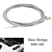 1 set bass strings steel cord 040 057 079 100 nickel plated alloy 4 strings electric bass guitar parts musical instruments