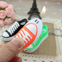 butane jet gas lighter creative shoes keychain lighters cigarette smoking accessories gadgets for men dropshipping