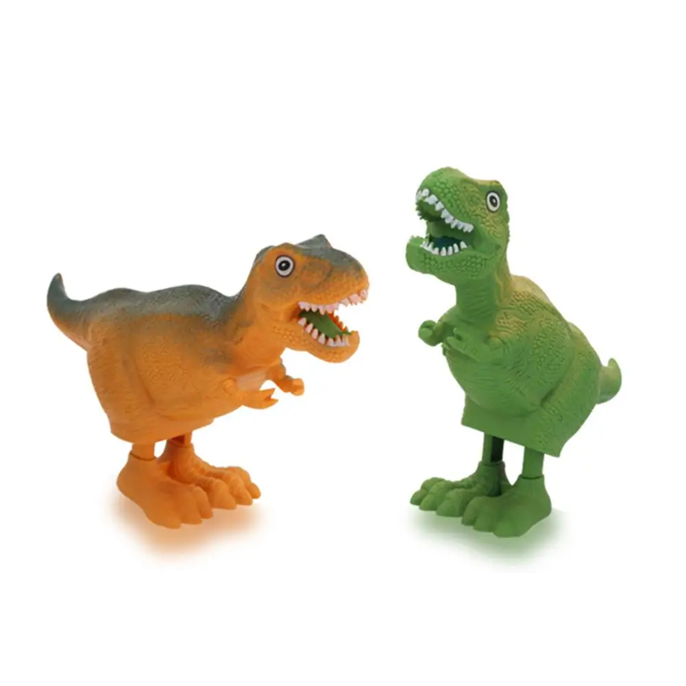 

Kids Cute Clockwork Toy Dinosaur Animal Bouncing Wind up Clockwork Spring Educational Kids Toy
