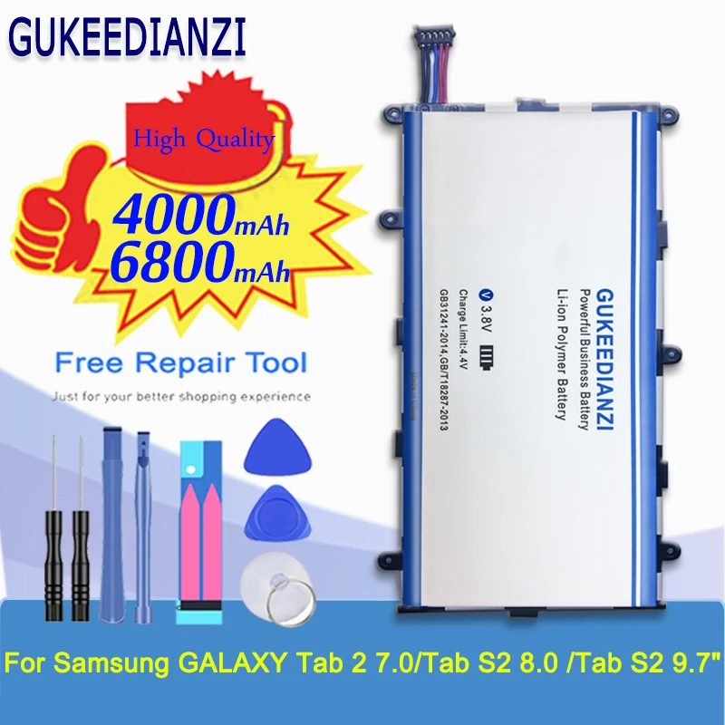 Аккумулятор SP4960C3B для планшета Samsung GALAXY Tab 2 7 0 GT P3100 P3110 P3113 P6200 P6210 S2 8 0/Tab 9 дюйма