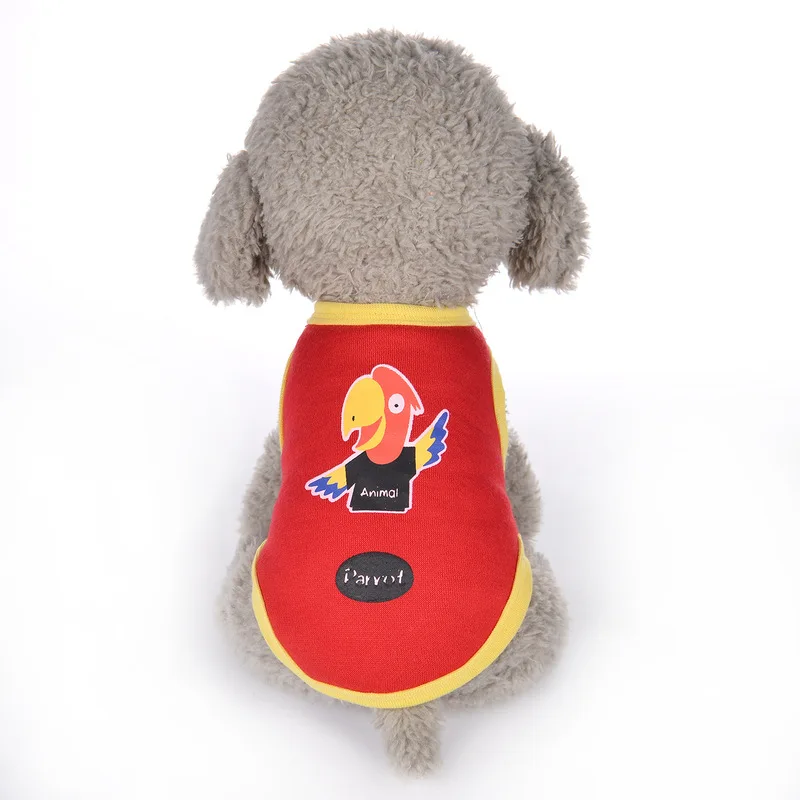 Дешевая Одежда для маленьких собак летняя 4 вида стилей рубашка Милая футболка