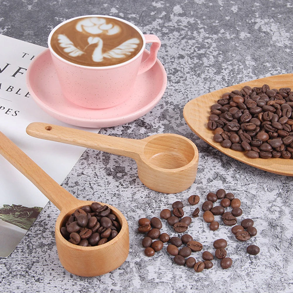 Кофейная деревянная искусственная кофейная ложка для приготовления еды чайная 1