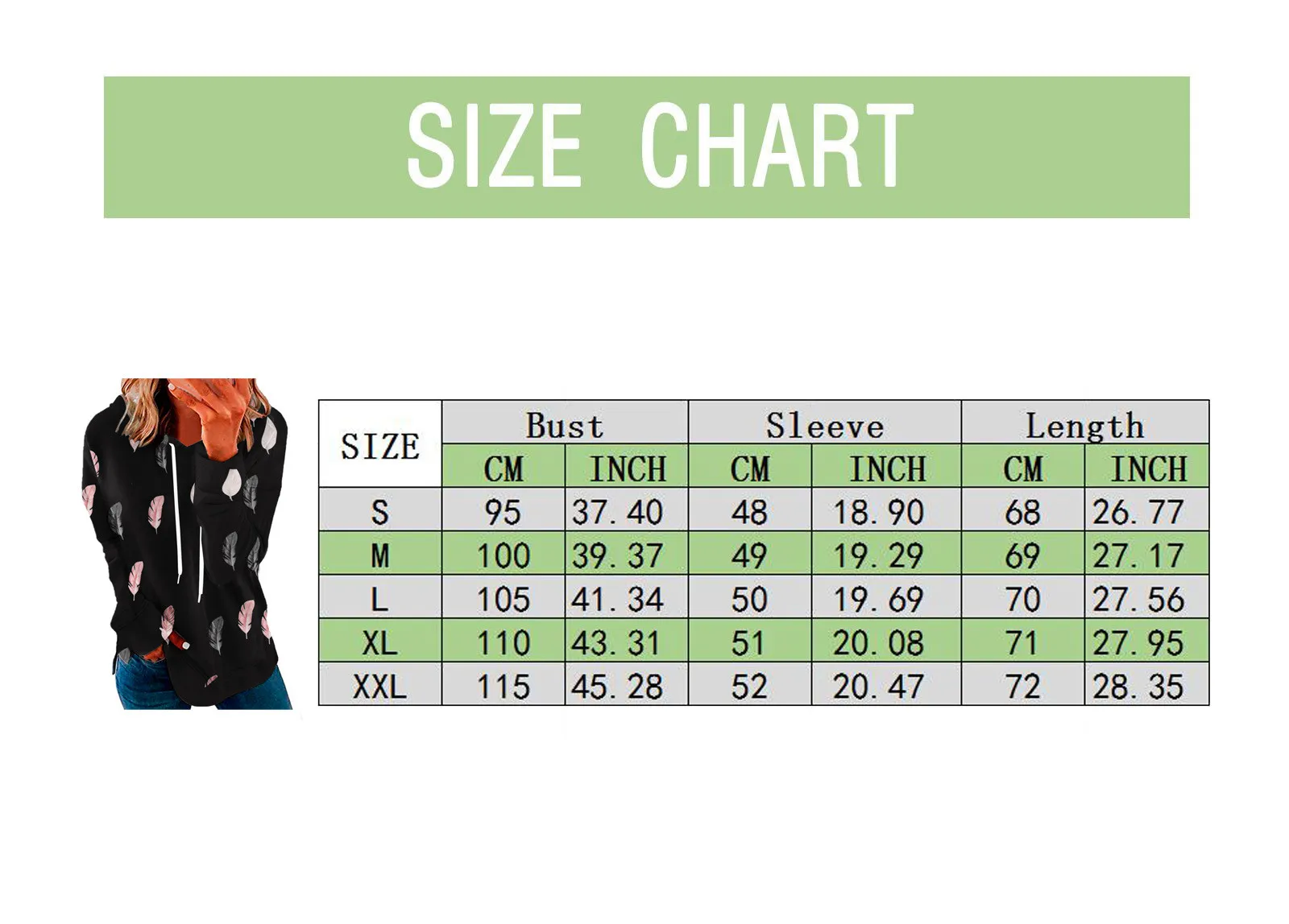 

Harajuku Women's Fashion Long Sleeve Plus Size Feather Print Hoodie Sweatshirt Tops Genshin Impact Moletom Feminino#25