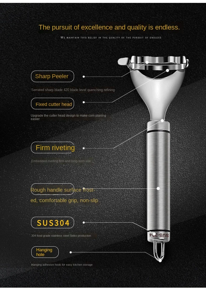 1pc 2022 stainless steel corn stripper corn kernels cob peeler threshing kerneler blade metal kitchen corn cutter tools gadgets free global shipping