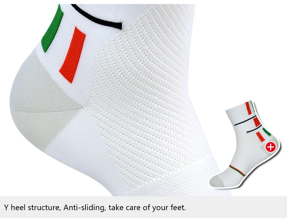 Darevie cycling socks soft sports socks breathable socks elastic biking socks anti-bacterial reflective bicycle cocks MTB road