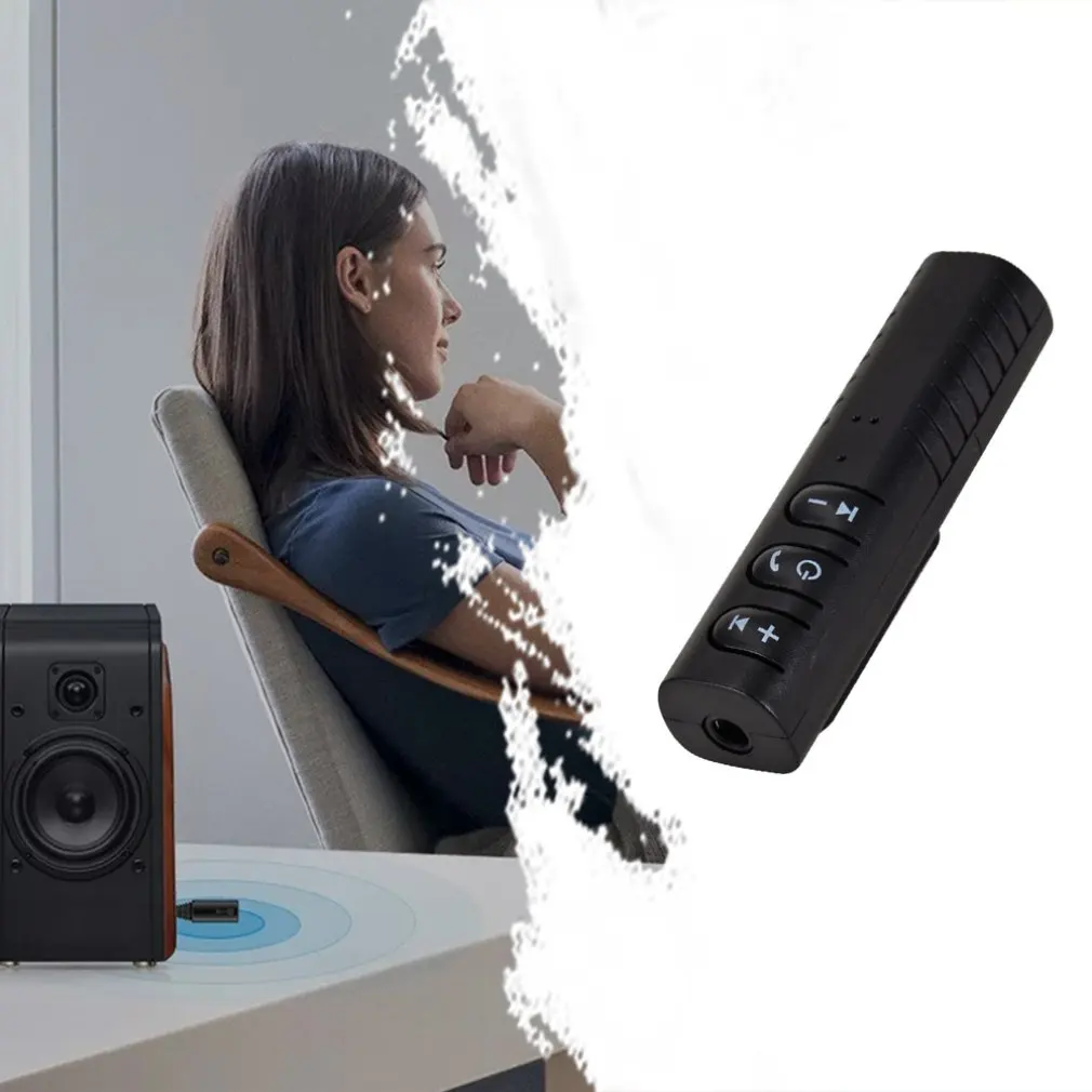 Автомобильный комплект громкой связи с Bluetooth Aux-разъем 3 5 мм беспроводной