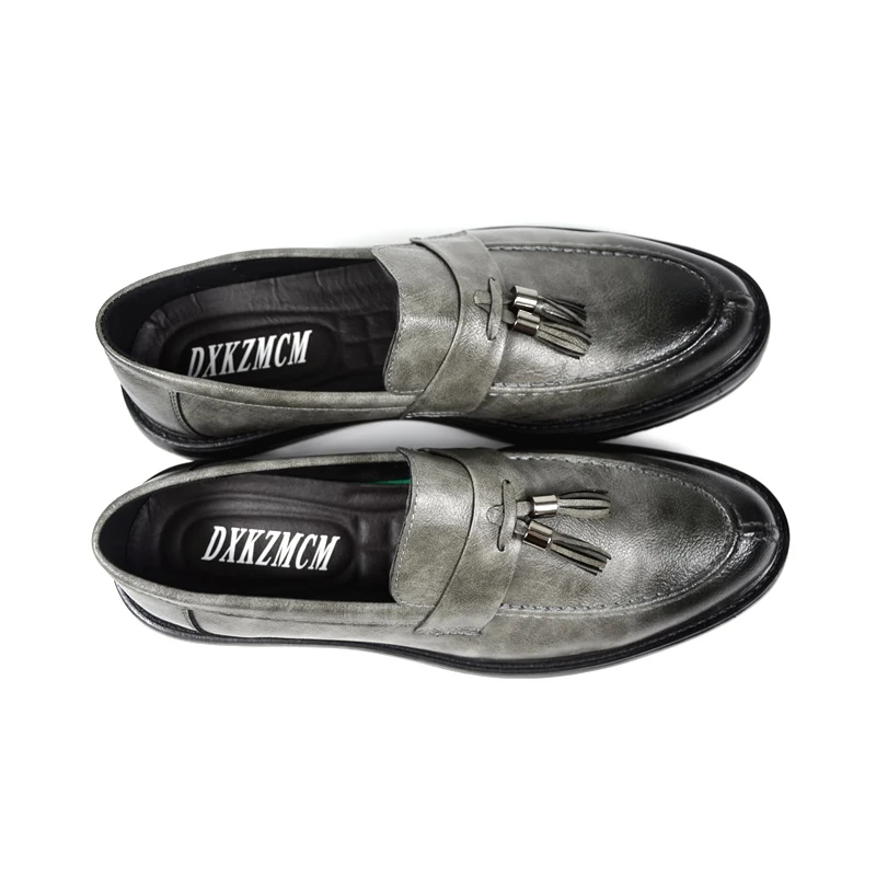 Мужские классические туфли брендовые роскошные кожаные оксфорды деловые Нежные