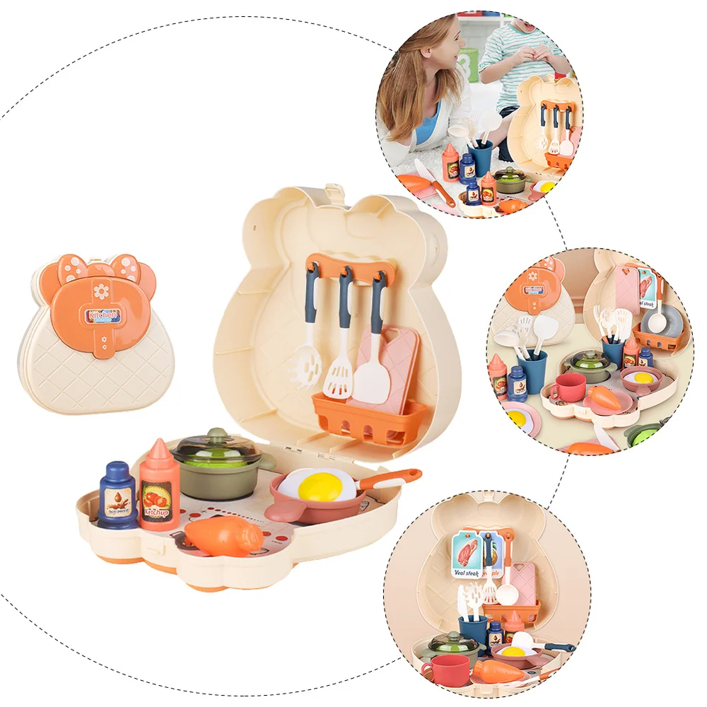 

25PCS Kids Kitchen Pretend Play Premium Cooking Durable Cooking