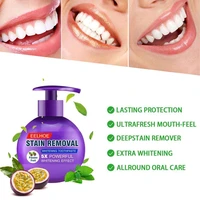 teeth whitening soda toothpaste cleaning hygiene stain removal fight bleeding gums baking soda press dental oral care press type