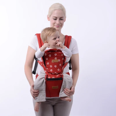 hongsesuihua Многофункциональный 0-48 месяцев детский слинг Хипсит(пояс для ношения ребенка), удобная переноска для ребенка мягкий рюкзак, дышащий детский ремень для переноски Хипсит - Цвет: hongsesuihua