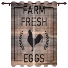 Оконные занавески с ушками курицы пшеницы, занавески для детской комнаты, гостиной, занавески для кухни