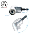 105 градусов 14 адаптер хвостовик Регулируемый Правый Угол дрель шуруповерт торцевой адаптер держателя инструменты