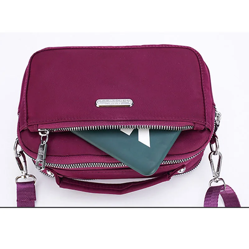 Нейлоновые женские сумки на плечо маленькая Водонепроницаемая нейлоновая сумка