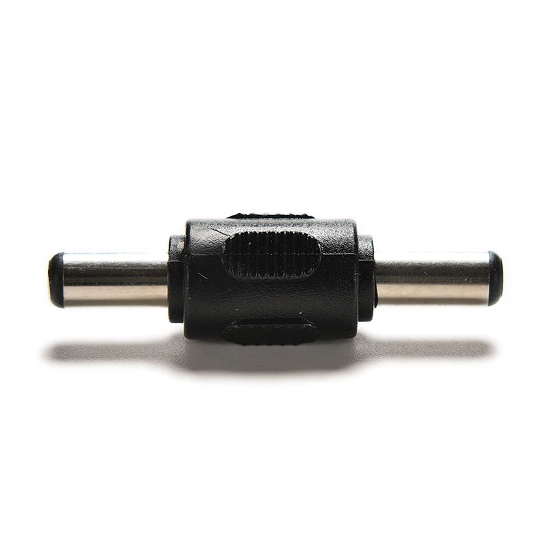 

JETTING Unique 5.5mm x 2.1mm Male CCTV DC Power Plug to Male Plug Adapter Connector Drop Shipping