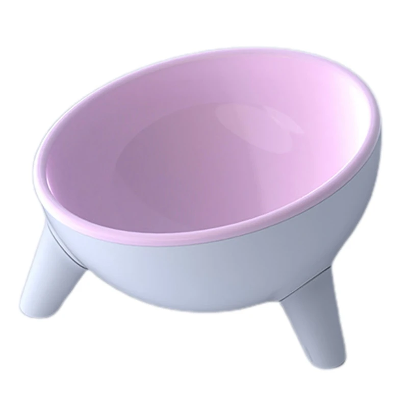 

Raised Tilted Elevated Bowl Pet Cats Dogs Food Water Dish Backflow Prevention Feeding Dispenser Container