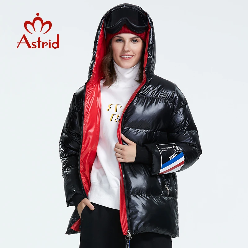 Astrid Зима новое поступление пуховик женский толстый хлопок свободная одежда высококачественная модная женская зимняя куртка AR-3036