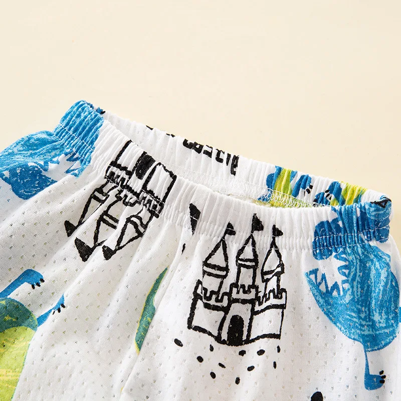 

Baby Boys Sleepwear Summer Breathable Pajamas For Girls Children Clothing Sets Toddler Dinosaur Pyjamas Kids Cotton Nightwear