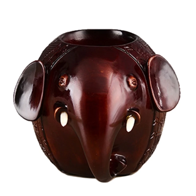 

X7AA офисный аксессуар, держатель для ручек, украшение, контейнер в форме слона, Офисная Канцелярия