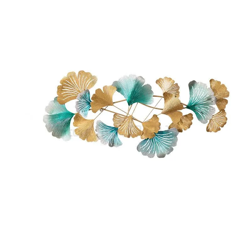 

Modern iron wall decoration wall decoration room background wall decoration pendant three-dimensional ginkgo leaf wall hanging